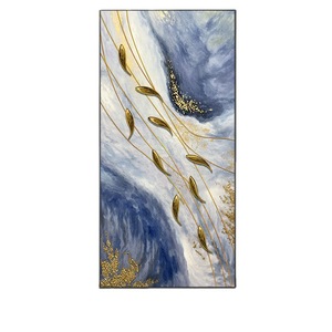 Hand Painted Oil <b>Painting</b> Abstract Art 3D Textured Metal <b>Frame</b> Entrance Hall Decorative Wall Art Living Room Sofa Hanging - Product Image 5