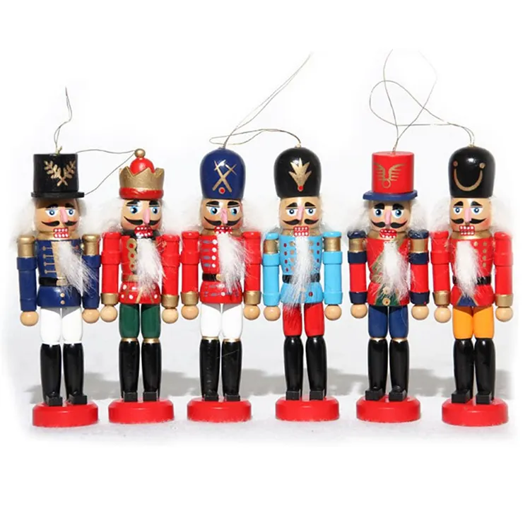 Boneco de resina quebra-nozes para crianças, boneco soldado decoração de natal e ano novo, ornamentos de árvore de natal