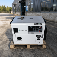 Générateurs portables Binshi Power Mini pour usage domestique, double carburant GPL, gaz naturel, biogaz, propane, 5 kW à 10 kW, groupe électrogène à bas prix