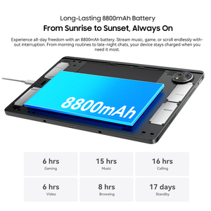 Mới 5G Blackview Zeno <span class=keywords><strong>10</strong></span> AI Máy Tính Bảng 11Inch unisoc Tiger T8200 <span class=keywords><strong>Android</strong></span> 15 Pad 8GB + 128GB/256GB 8800MAh <span class=keywords><strong>PC</strong></span> - Product Image 6