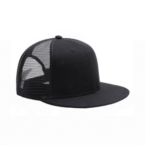 Casquette de sport d'extérieur à 6 panneaux en maille et tissu polyester, casquette de baseball tendance, logo et couleur personnalisés, casquette hip-hop - Product Image 2
