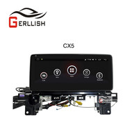 Gerllish Android Car Navigation GPS Stereo Multimedia Player pour Mazda CX-5 CX-8 2017-2021 Built-in DSP & Navigation Functions