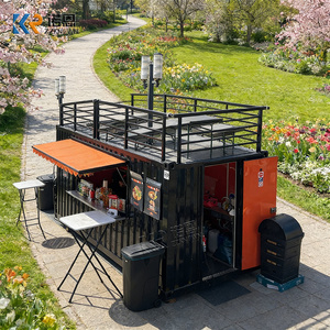 Cafetería en Contenedor Marítimo, Tienda <span class=keywords><strong>de</strong></span> Café al Aire Libre, Contenedor Móvil para Comercios, Contenedor <span class=keywords><strong>de</strong></span> Almacenamiento, Bar en Contenedor - Product Image 4