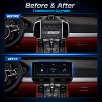 Lecteur multimédia pour voiture Android 13 pour modèles 2010-2015 avec navigation GPS intégrée, CarPlay, Android Auto, montage sur tableau de bord
