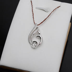 Colgante de Plata S925 con Diseño de Pavo Real, 8-9 Piezas, Accesorios Personalizados para DIY, Base Vacía Semiterminada, Joyería de Perlas 630 - Product Image 4