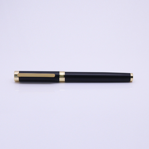 <span class=keywords><strong>Penna</strong></span> rollerball design unico per regali di lusso di lusso di colore nero con scritta in metallo - Product Image 3