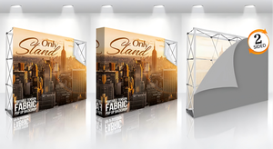Рекламная акция, тканевый всплывающий стенд, портативный выставочный стенд, выставочный настенный стенд с алюминиевой рамкой, сублимационная печать - Product Image 5