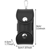 CybGene Cadeaux pour Hommes : Porte-tee de golf portable en cuir PU pour 2 balles et 2 tees, Accessoires pour la Fête des Pères et Anniversaire
