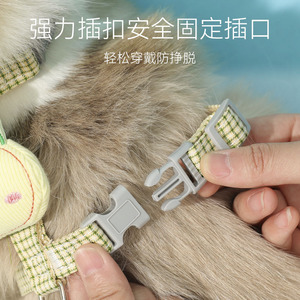 Correa para mascotas, arnés para gatos con forma de abeja, cadena de alta calidad para gatos para el verano, adecuada para perros pequeños y medianos. - Product Image 3
