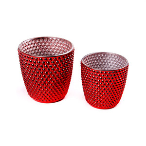 厂家直销豪华黑色磨砂罐无铅厚汞玻璃烛台 - Product Image 6