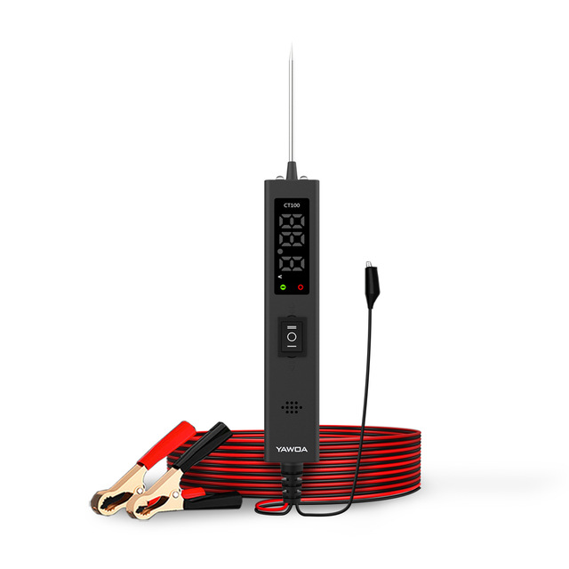 Multifunctional DC LCD 0-80V Automotive Circuit Tester Car Electric Circuit Tester for Testing Car Electrical System Short