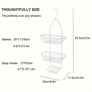 Trois couches salle de bain toilette tenture murale hôtel ménage <span class=keywords><strong>douche</strong></span> caddy rack - Product Image 2