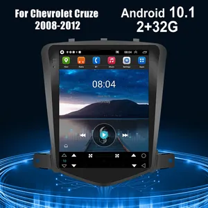 2 Din 9.7 "Auto Radio 2 + 32Gb Android 10.1 Autoradio Audio Gps Wifi Bt Fm Radio Verticale screen Voor Chevrolet/Cruze J300 2008-2012