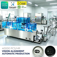 Machine de marquage laser à fibre pour aluminium à ouverture facile avec codage DataMatrix GS1 pour la traçabilité Chestny Znak et ASL BELGISI