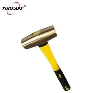 Martillo de Tambor Redondo Antichispas de Latón a Prueba de Explosiones de Venta Caliente con Mango - Product Image 3