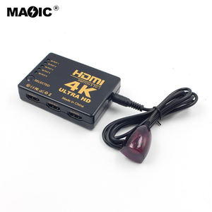 OEM Personnalisé Offre Spéciale 4K * 2K <span class=keywords><strong>HDMI</strong></span> 5x1 <span class=keywords><strong>Splitter</strong></span> <span class=keywords><strong>HDMI</strong></span> <span class=keywords><strong>Splitter</strong></span> 5 dans 1 Avec câble Et télécommande - Product Image 5
