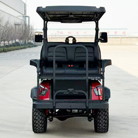 Voiturette de golf électrique DC-H-F2+2, modèle de chasse surélevé, 4 places, personnalisable, avec services de pointe et NFC