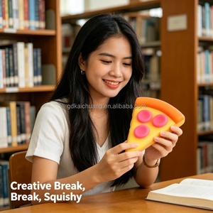Juguete Sensorial Elástico Suave al Tacto con Forma de Pizza, Caja Sorpresa, Venta al por Mayor, Gadget Portátil <span class=keywords><strong>para</strong></span> Aliviar la <span class=keywords><strong>Ansiedad</strong></span> en Mujeres - Product Image 5