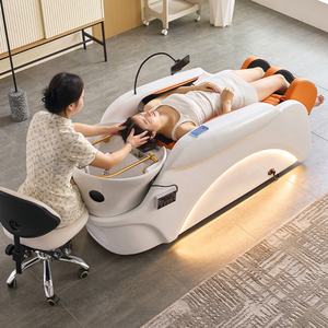 Sillón de Lavado de Cabello para Salón de Belleza Zxm, Cama de Champú con Masaje Eléctrico, Producto para el Cuidado de la Salud, Inteligencia Artificial - Product Image 2
