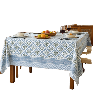 Khushboo Cotton 3mm Thick Natural Style Floral Print Luxury Home Decoration Wedding Garden Party Table Runner <b>Placemat</b> - Product Image 1