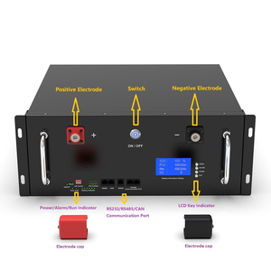 Batterie lithium-ion LFP51200 à prix de gros, garantie 10 ans, montée sur rack, 51,2 V 100 Ah 200 Ah 300 Ah pour centre de données et alimentation de secours UPS - Product Image 6