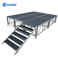 Aluminio de alta calidad 6061-T6 Plataforma de escenario Evento al aire libre Escenario Durable Concierto Led Sonido Podio Escenario plegable