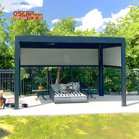 Pergola en alliage d'aluminium, gazebo de patio, arbre de jardin, structure d'ombrage extérieure, kit de pergola à monter soi-même, fabriqué en Chine, directement de l'usine