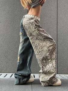 Pantaloni a Zampa da Donna in Cotone 100% Impermeabile, Vestibilità Ampia, Vita Alta, Design Americano High Street, con Piccole Cuciture, Stile Hot Girl - Product Image 5