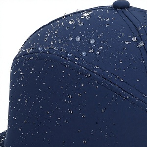 Casquettes de baseball de performance en gros, découpées au laser, respirantes, séchage rapide, résistantes à l'eau, à visière plate, snapback, logo personnalisé, OEM - Product Image 5
