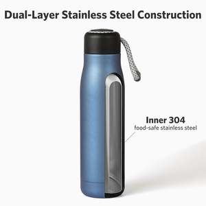 Thermos portable en acier inoxydable avec couvercle large pour les activités de plein air - Product Image 4