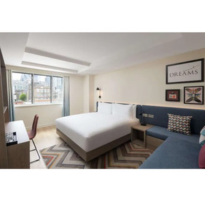 Ensemble de meubles de suite d'hôtel moderne Hampton, ensemble de meubles pour chambre à coucher et salon, entièrement sur mesure, meubles pour projets hôteliers - Product Image 1