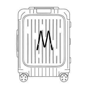 Valigia <span class=keywords><strong>Trolley</strong></span> Rigida Leggera in Policarbonato Serie Essential, Bagaglio a Mano di Lusso Rimow 21 Pollici con Custodia Essenziale - Product Image 3
