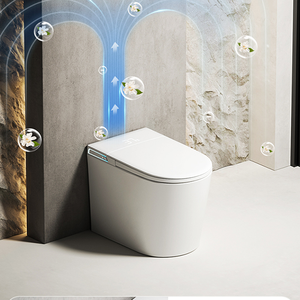 <span class=keywords><strong>WC</strong></span> intelligent <span class=keywords><strong>japonais</strong></span> avec bidet automatique, capteur européen, 110v/220v, chasse d'eau automatique et télécommande, cuvette en porcelaine - Product Image 6