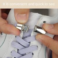 Boucle magnétique durable pour chaussures avec design élastique, en polyester, sans lacets, utilisable toute l'année pour baskets et chaussures décontractées