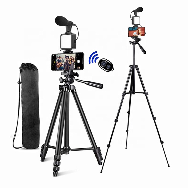 Factory Hot Seller De Video Led Lights Vlogging Kit for Smartphone