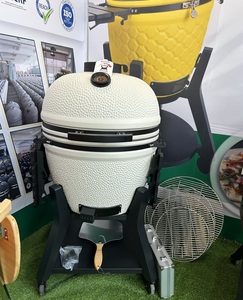 Parrilla Kamado Premium Auplex de 27 Pulgadas, <span class=keywords><strong>Asador</strong></span> de Cerámica para Barbacoa, de Alta Gama, para Exteriores, Camping, Jardín, Ahumador - Product Image 3