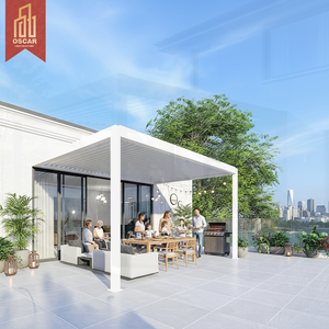 Muebles Eléctricos de Exterior de Diseño Europeo para Patio, Playa o <span class=keywords><strong>Restaurante</strong></span>, con Toldo y Función Impermeable, Pérgola - Product Image 1