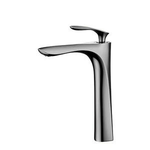 Single Handle Copper Basin Faucet Single Hole Deck Mounted Luxury Style Black White Gray Color Ceramic Valve Core Basin <b>Taps</b> - Product Image 4