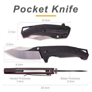 Haute Qualité Portable EDC Clé Couteau de Camping En Plein Air Pliant de Poche Auto-<span class=keywords><strong>Défense</strong></span> Couteau - Product Image 2