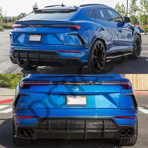 Convient pour l'Urus SUV : Enjoliveurs de pare-chocs arrière, diffuseur arrière et lèvre arrière en fibre de carbone de haute qualité 2018-2021 - Product Image 6