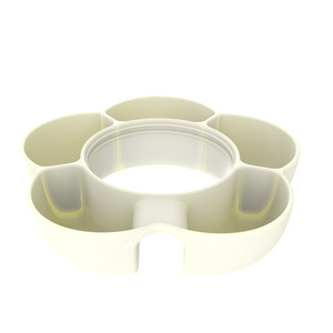 New Arrival 5 Grids Reusable Food Grade <b>Silicone</b> Snack <b>Bowl</b> for Stanley Cup - Product Image 2