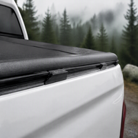 Couverture de benne rigide pliable en trois parties pour Nissan Titan, en aluminium, profil bas, étanche, OEM ODM