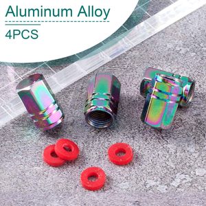 Iridescent Hexagonal Valve <b>Caps</b> For Car And Bicycle Tires American Mouth Tubeless <b>Dust</b> <b>Cap</b> Copper Material - Product Image 2