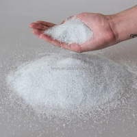 Fournisseur d'usine de sable filtrant anti-agglomérant en fibre de verre pour piscine, sable cristallin en fibre de verre pour piscine, prix à la tonne