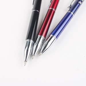 Stylo publicitaire multifonction 4 en 1 avec lumière LED, pointeur laser, encre bleue, impression UV, pointe de 0,5 mm et logo personnalisé - Product Image 4