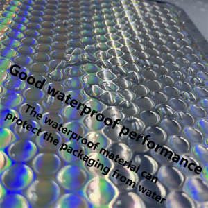 Tùy chỉnh chuyển phát nhanh vận chuyển độn phong bì gửi thư Túi Cầu vồng sáng bóng Holographic kim loại bong bóng bưu phẩm - Product Image 2