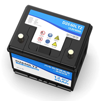 Nouvelle Batterie de Démarrage de Voiture LiFePO4 12.8V 60Ah 900A CCA 3000 Cycles pour Renault Megane & pour -20C~80C Démarrage/Arrêt Automatique