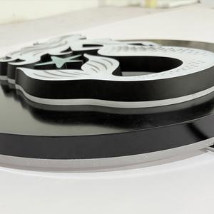 Segno principale esterno personalizzato acrilico scatola luminosa segno per le imprese 3d segnaletica <span class=keywords><strong>Led</strong></span> di bordo del segno luminoso - Product Image 3