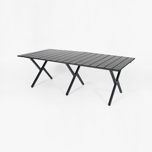 <span class=keywords><strong>Mesa</strong></span> de <span class=keywords><strong>Camping</strong></span> Plegable Portátil de Hierro Estilo Chino Moderno, Ligera, Grande, para 4-6 Personas, Muebles de Exterior para <span class=keywords><strong>Camping</strong></span>, Picnic y Jardín - Product Image 2