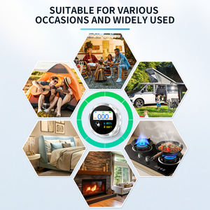 2024 Novo Detector de Gás Multi portátil inteligente Mini Monitor de Qualidade do Ar à Prova D 'Água Analisador de Gás Redondo - Product Image 6